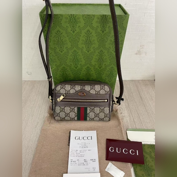 Gucci Ophidia Mini Shoulder Bag - Picture 1 of 16
